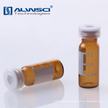 Lab analysis chromatography Snap top 2ml amber glass dram bottles